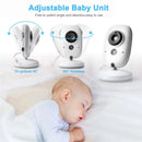 ABM600 3.5 inch Wireless Video Baby Monitor Night Vision Temperature Monitoring Two Way Audio Talk Night Vision Baby Nanny Security Camera
