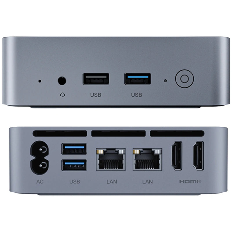 OUMAX MAX N Intel Alder Lake-N100 16GB RAM 500GB SSD WIFI5 BT5.0 4K Dual Output HD Windows 11 Mini Gaming Computer Desktop PC