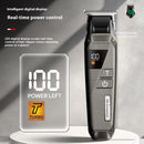 MARSKE MS-5062 Hair Clipper for Men USB Rechargeable LED Display 1800mAh Battery Stainless Steel Blade Adjustable Cutting Cordless