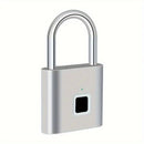 Smart Fingerprint Padlock 20 Fingerprints USB Rechargeable Door Lock Biometric Fingerprint Door Lock Zinc Alloy Smart Life Unlock