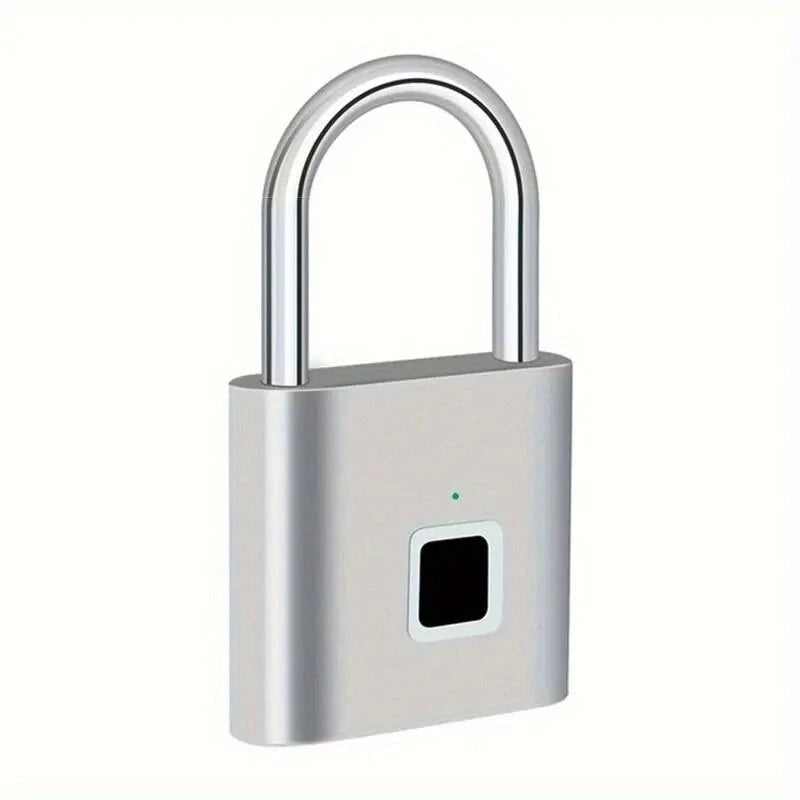 Smart Fingerprint Padlock 20 Fingerprints USB Rechargeable Door Lock Biometric Fingerprint Door Lock Zinc Alloy Smart Life Unlock