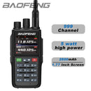 Baofeng UV-22L 5W Dual Band Walkie Talkie 1.77inch Screen 999 Channels 2800mAh NOAA Type-C Rechargeable Portable Amateur Radio Handheld Transceiver
