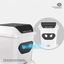 MSS Z6757 RTR 1/64 2.4G Mini RC Car Fun Remote Control Trash Can Garbage Can Robot LED Light 360  Rotation Desktop Vehicles Models Intelligent Creative Collection Toys