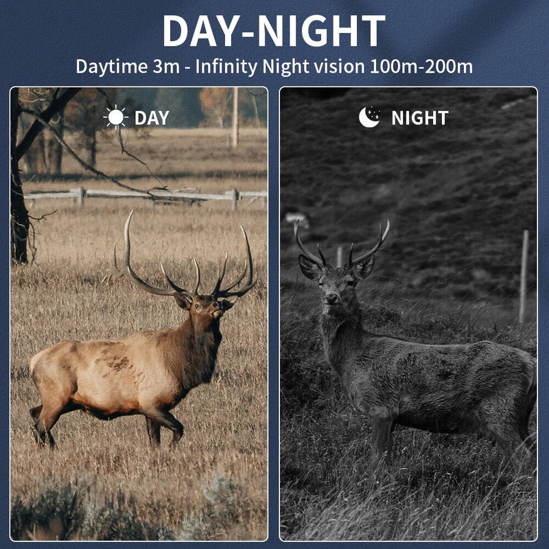 IPRee NV8000C Portable Infrared Night Vision Telescope 2.5K UHD 30MP Binoculars Camera for Camping Security Surveillance