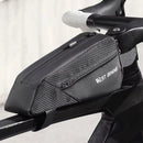 WEST BIKING 1L Bicycle Top Tube Bag Narrow Side Design Velcro Fastening Portable Zipper Storage Cycling Bag for MTB & Road Bikes