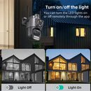 3MP+3MP Dual Lens WiFi Security Camera 5X Zoom Dual Screen PTZ Camera  ICSEE APP Outdoor Auto Tracking Color Night Vision AI Human Detection Two-Way Audio IP66 Waterproof Surveillance Camera