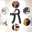 KALOAD 1Set 5-60kg Adjustable Hand Gripper Strengthener Wrist Exerciser Forearm Ring Grips Finger Stretcher Workout Fitness Massage