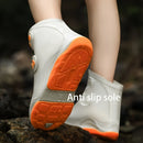 XANES 1Pair Bicycle Protective Gear Waterproof Non-slip Shoe Covers Easy Double Buckle Design Outdoor Reusable Overshoes Elastic Rain Boots Unisex