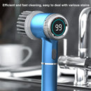 1200mAh Electric Dish Pot Cleaning Brush with 5 Brush Heads Bathroom Professional Cleaning Automatic Handheld Rechargeable Electric Cleaning Brush Kitchen Dishwashing Bottle Brush
