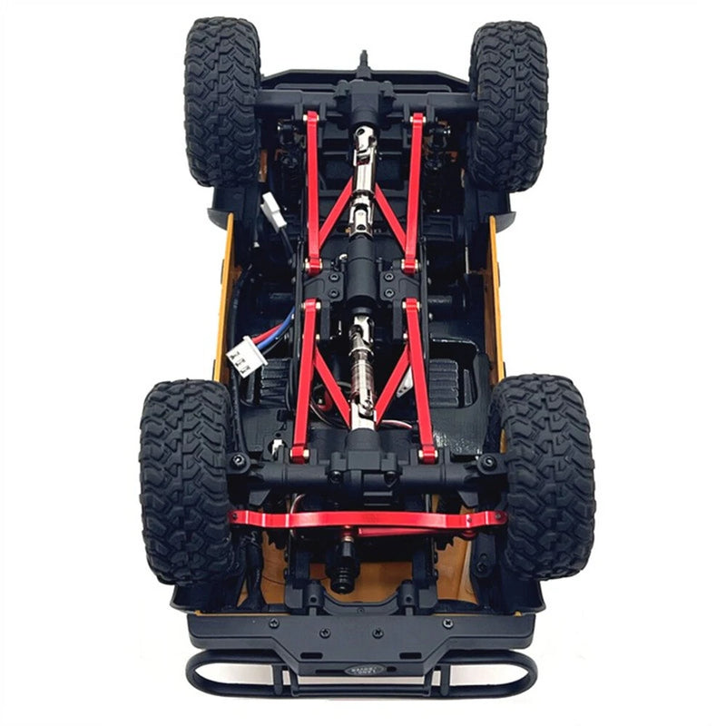 2PCS Upgraded Metal Drive Shaft Front Rear for Land Rover FMS FCX24M D90 D110 Range Discovery 1/24 Rock Crawler RC Cars Vehicles Models Spare Parts Accessories