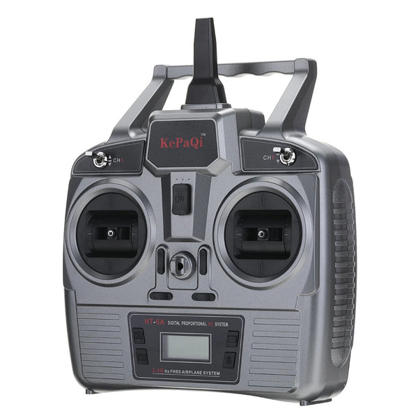 KPQRC HT-6A 2.4Ghz 6CH PWM FHSS Transmitter Remote Control with F-06A Receiver For RC Aircraft Car Boat Tank