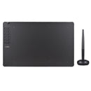 VINSA T1161 Graphics Drawing Tablet with 12 Physical Shortcut Keys 300x188mm Sensing Area 8 Pen Nibs Art Creation Sketches with 8192 Levels Pressure Battery-free