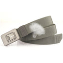 TUSHI Aluminum Alloy Quick Release Buckle Elastic Belt for Men Tactical Belt Outdoor Army Hunting Belt Adjustable Stretch Waistband