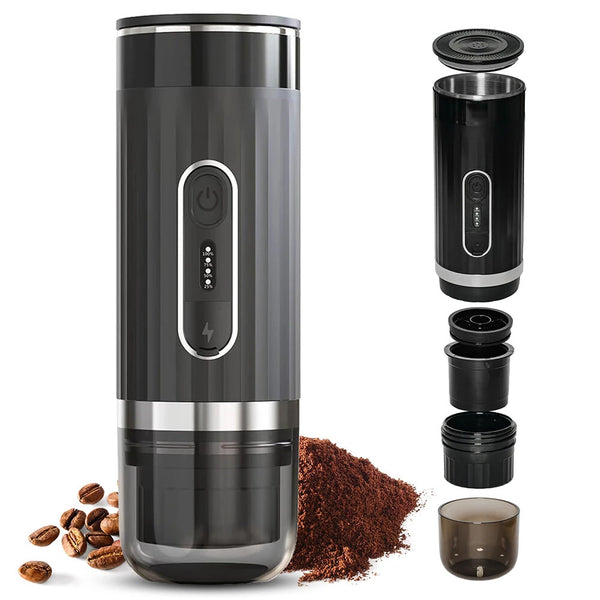 Comfook 3-in-1 Portable Coffee Machine Portable Italian Espresso Capsule Coffee Machine Cordless Heating Mini Coffee Machine