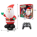 JF03 Inflatable Remote Control Dinosaur Santa Claus Model with 3D Light Effects Simulation Sound Children Toys Christmas Gift