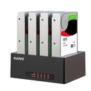 MAIWO K3084U3S 4-Bay Hard Drive Docking Station SATA to USB3.0 HDD Docking for 2.5/3.5 inch HDD/SSD Station External SATA Drive Box