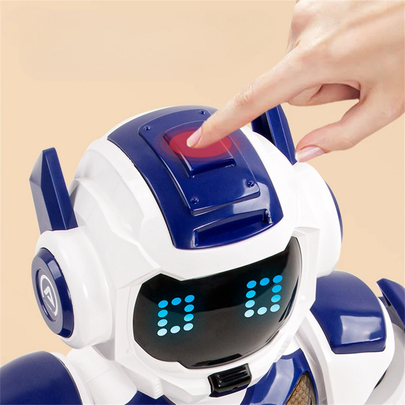 JJRC R35 Max Intelligent Mechwarrior RC Robot LED Lights Touch Sensing with Soft Bullet Launching Function for Children Gift