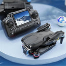 XKJ K13 MAX WiFi FPV with LCD Screen Controller HD Camera Optical Flow Positioning Brushless Foldable RC Drone Quadcopter RTF