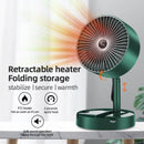 IPRee Portable Fast Heating Fan Heater 800W Electric Vertical Desktop PTC Small Portable Folding Telescopic Hot Air Blower
