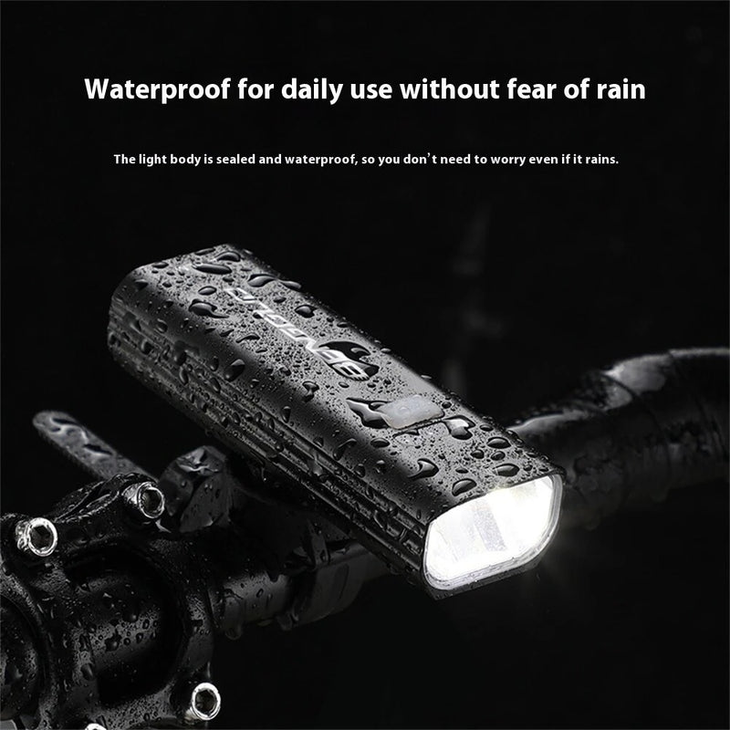 BENGGUO 400/600/800LM Smart Light Vibration Sensing Bicycle Headlight Aluminum Alloy Waterproof Type-C Charging Bike Front Light for Outdoor MTB Cycling