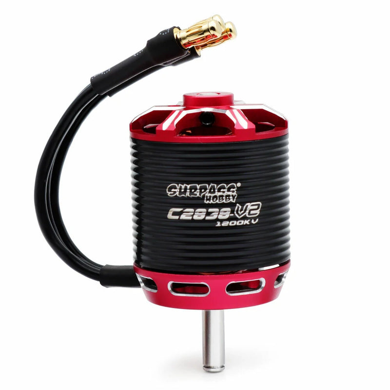 SURPASS-HOBBY C28 Series V2 C2838 600KV/ 800KV/ 1000KV/ 1200KV Outrunner Brushless Motor for RC Airplane