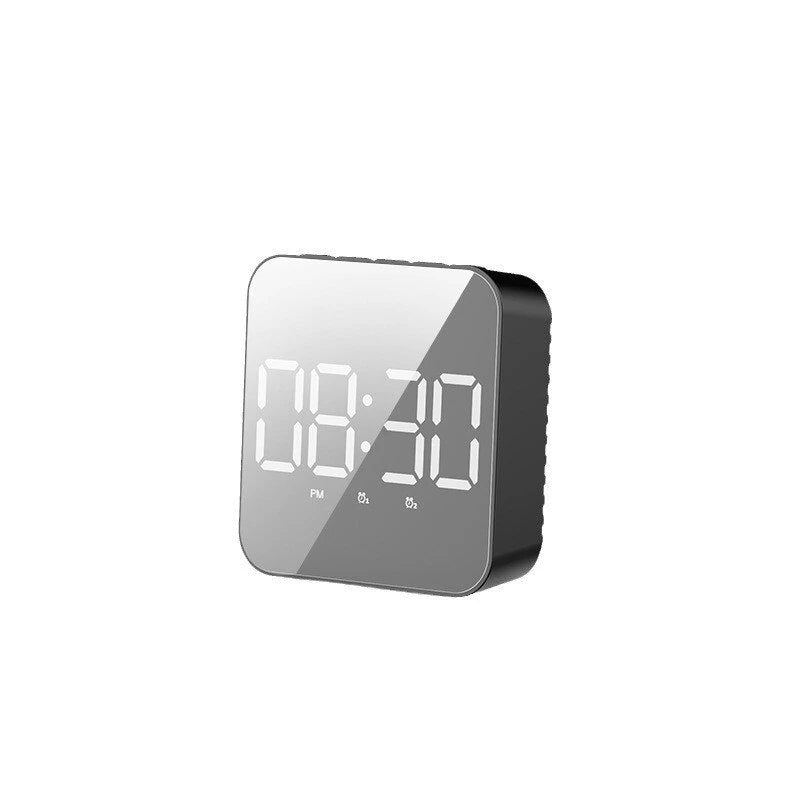 LED Clock Student Alarm Clock Plug-In Dual-Purpose Large Screen Display Digital Clock Voice-Controlled Temperature Clock
