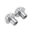 2PCS Wltoys 124016 124017 124018 124019 12429 1/12 RC Car Spare Zinc Alloy 12T Drive Gear 1154 Vehicles Model Parts