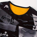 TENGOO Men's Thermal Set, Long Johns Set, 2 Pcs Letter Print Compression Thermal Base Layer Set, Moisture Wicking & Breathable Basic Long Sleeve & Leggings Men Warm Underwear Set, Men's thermal clothing For Outdoor Skiing Running