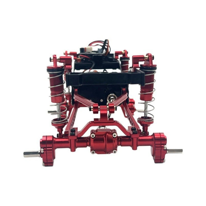Upgraded Metal Front and Rear Door Bridge Set For WPL C14 C24 C34 C44 C54 C64 C74 C74-1 B14 B24 RC Car Part Remote Control Car Vehicle Model