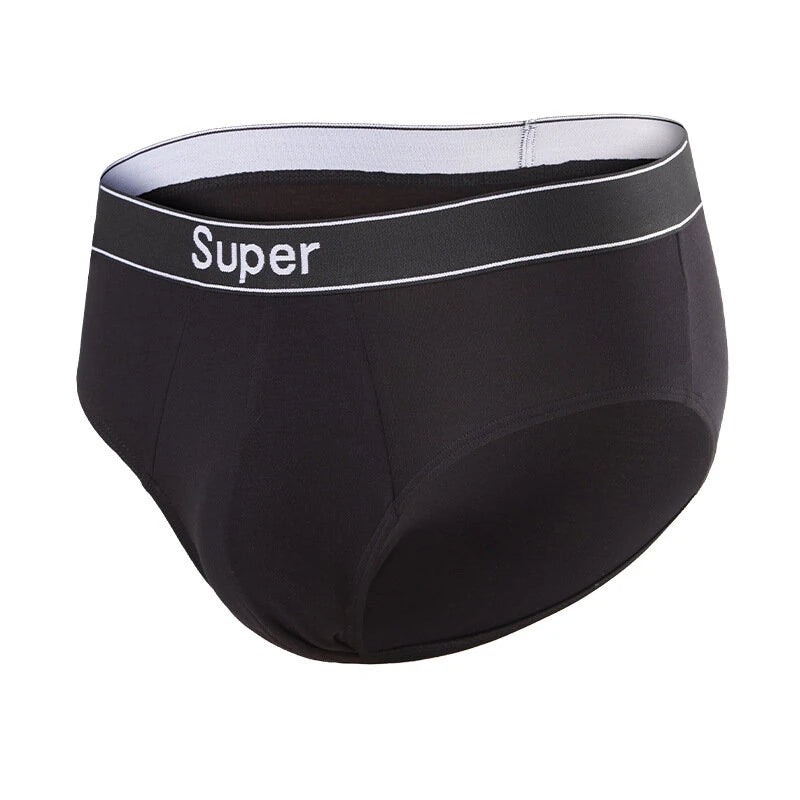 5pcs Men's Triangle Briefs Fashion Letter Elastic Belt Comfortable Soft Breathable Daily Sleep Men's Underwear
