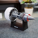 NikolaToy A380 Aircraft Turbofan Engine Model TR900 Creative Desktop Ornaments 23cm / 9in Physics Experiment Science Education Toys