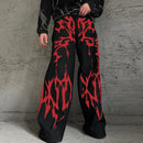 INCERUN Mens Solid Color Gradient Pattern Pant Comfortable Button Zipper Wide Legged Long Trousers for Men