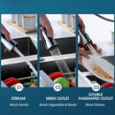 Kitchen Faucet Spray Head 3 Function Spray Head 360 Swivel Faucet Spray Head Kitchen Faucet Water Saving Sink Aerator Replacement Spray Head