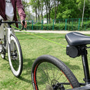 ESLNF Retractable Bicycle Towing Rope with Tail Light 3M Reflective Cord with 130KG Max Load Parent-Child Cycling Safety Gear