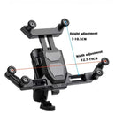 XANES 360 Rotation Adjustment 4.7''-7.0'' Shockproof Bicycle Phone Holder for Motorcycle Bike Handlebar Rearview Mirror Mount