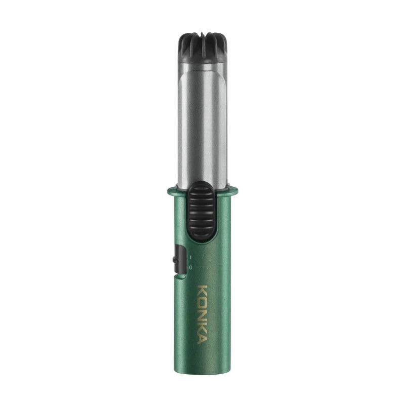 KONKA Mini Portable Hair Styling Kit Curling Iron Straightening Comb Hot Air Comb Hairdressing Set Large Curler Portable Travel Dual-Purpose Barber Curling Iron Straight Hair Comb