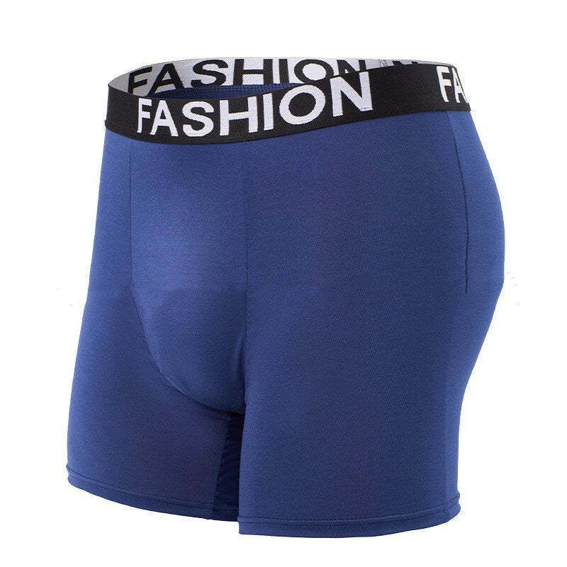 4pcs Men's Boxer Briefs Comfortable Elastic Waistband Skin-friendly Underwear Set For Daily Wear