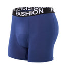 4pcs Men's Boxer Briefs Comfortable Elastic Waistband Skin-friendly Underwear Set For Daily Wear