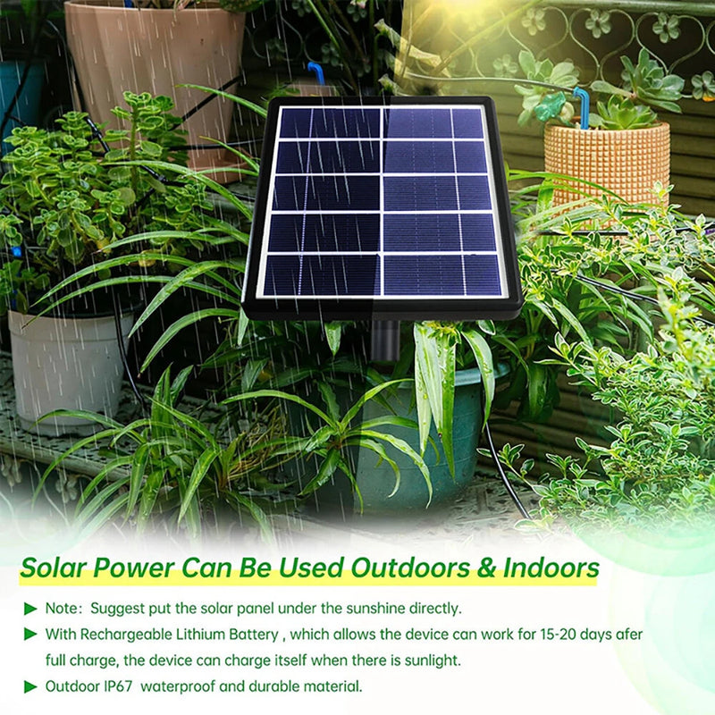Solar Automatic Timed Watering Device Watering Artifact Sprinkler Drip Irrigation Intelligent Control Irrigation Sprinkler System