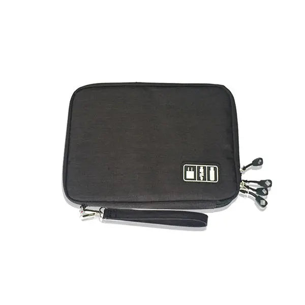 Honana HN-CB1 Double Layer Cable Storage Bag Electronic Accessories Organizer Travel Gear