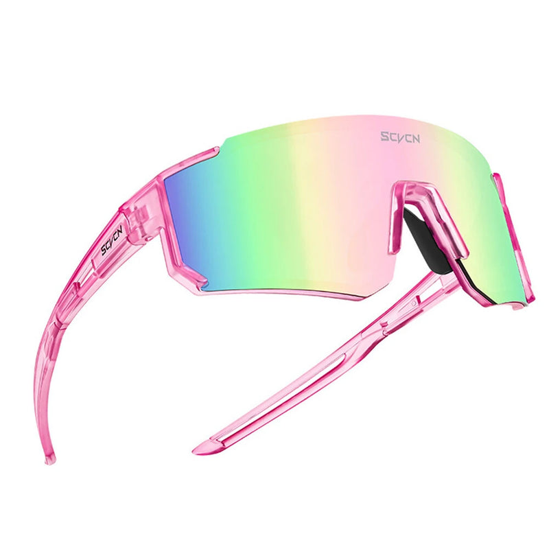 SCVCN UV400 HD Polarized Cycling Sunglasses Women Men Outdoor Sports Bike Glasses Windproof Fishing Hiking Bicycle Sun Glasses Goggles