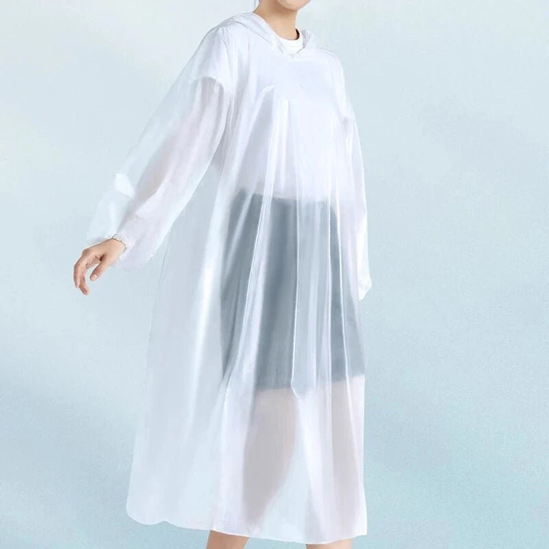 IPRee Portable Thickened Raincoat Travel Outdoor Rainwear Waterproof Women And Men Disposable Camping Rain Cover Travel Supplies