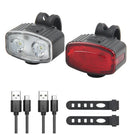 Bike USB Rechargeable Rear Light Front Light Set, Bicycle Rear Light Led Tail Light For Bicycle Front And Rear Bicycle Lights Bicycle Accessories