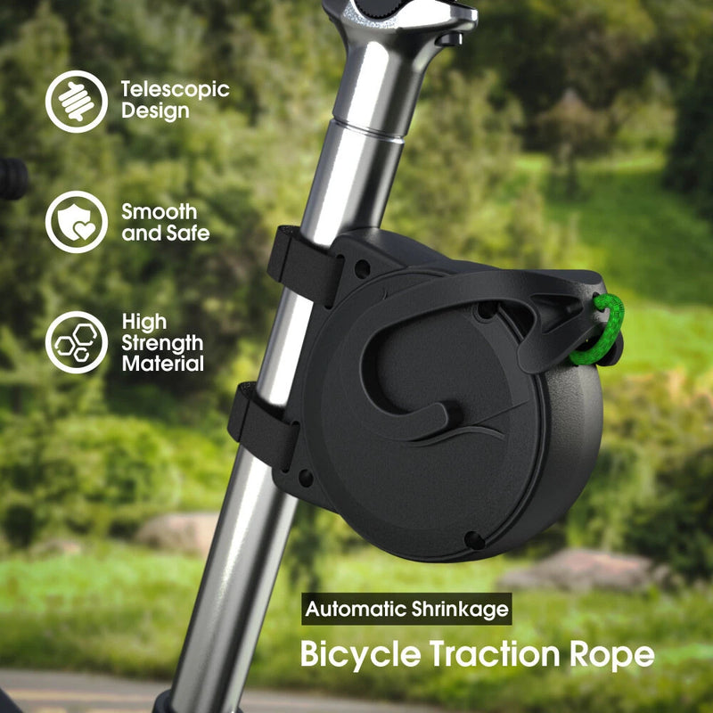 XANES Strong Traction Bicycle Tow Rope Parent-Child Portable Elastic Trailer Pull Rope for MTB Outdoor Cycling