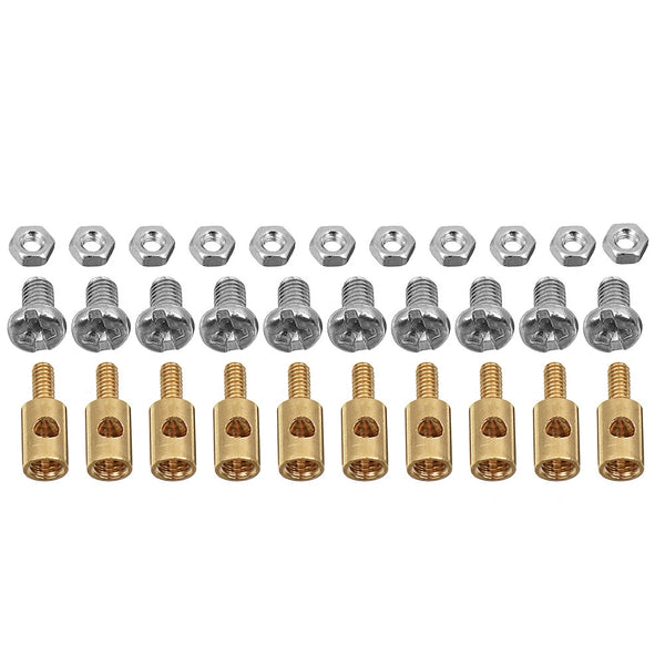 50PCS 2.1mm Adjustable Pushrod Connectors Linkage Stoppers For RC Airplane