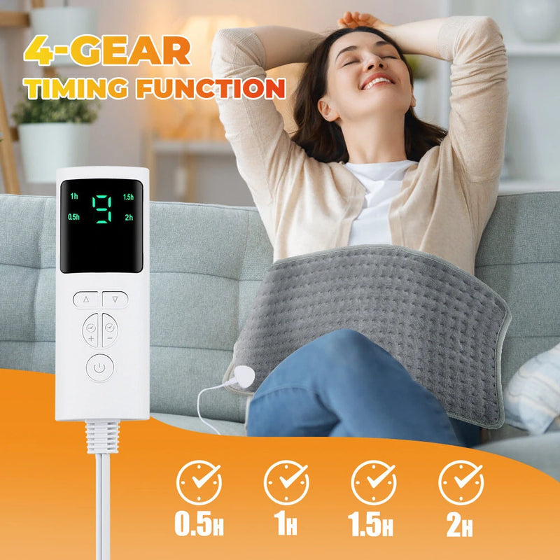 TENGOO Electric Heating Throw Blanket with Intelligent Temperature Control, Multifunctional Hot Portable Heating Pad Winter Warm-up Thermal Heated Blanket for Home, Office