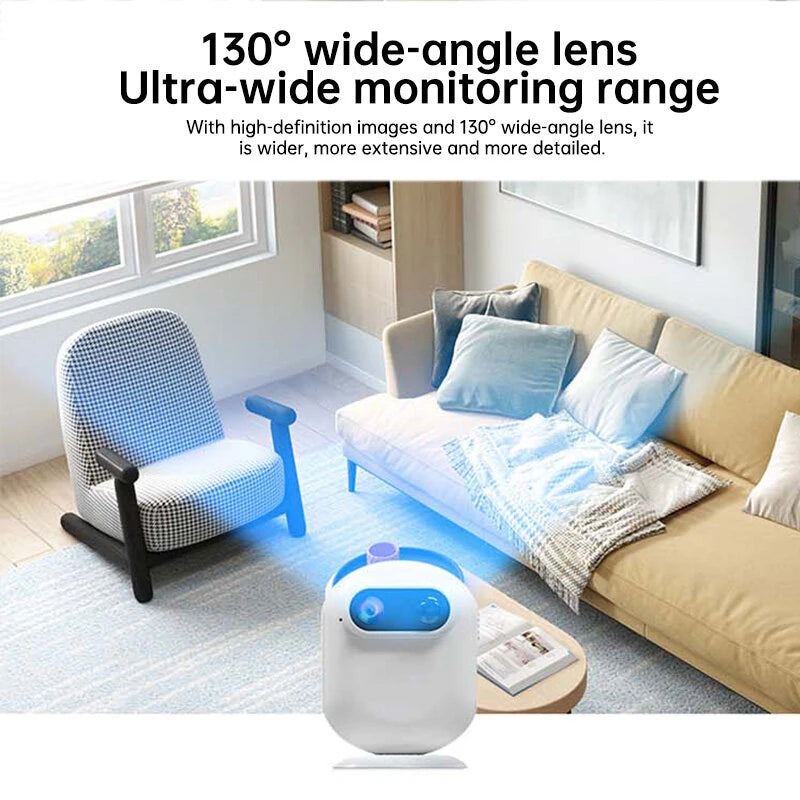 2MP HD Wireless 4G LTE Security Camera 130 Wide Angle Night Vision AI Human Tracking Two-Way Audio Cloud Storage TF Card Smart Home Surveillance CCTV