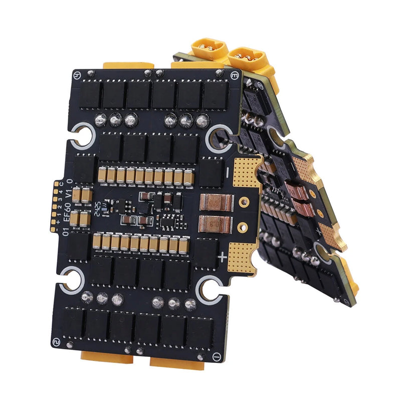 34.4mm*34.4mm HAKRC EF60 2-6S 50A Brushless ESC Supports PWM Oneshot125 Multishot Dshot600 for FPV Racing Drone