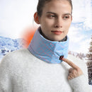 TENGOO USB Charging Electric Heated Neck Scarf 3 Gears Adjustable Intelligent Winter Warm Neckerchief Plush Collar for Men Women