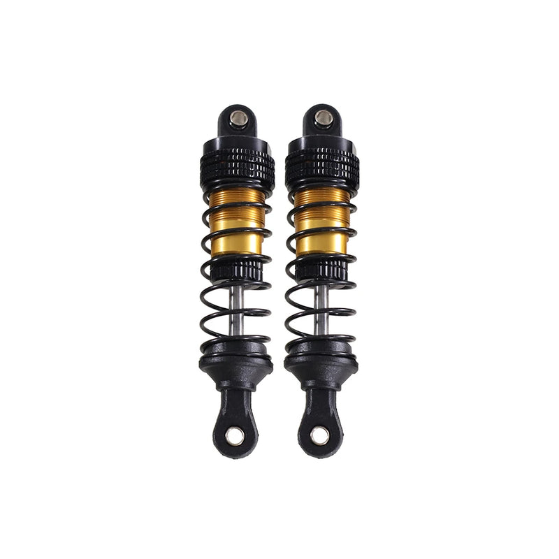 2PCS Upgraded Metal Shock Absorber Oil Damper for Wltoys 144001-02 144010 124007 124008 124016 124018 124019 MJX 14301 14302 16207 16208 16209 16210 RC Car Vehicles Model Parts